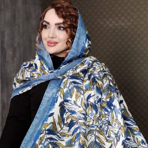 شال بهاره طرح برگ - مانتو پاتریس رشت