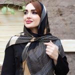 روسری چهارخونه نخی - مانتو پاتریس رشت
