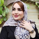 روسری نخی گلدار قواره کوچک - مانتو پاتریس رشت
