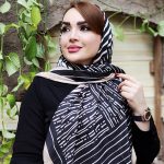 روسری قواره دار نخی - مانتو پاتریس رشت