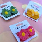 کلیپس مو بابونه کوچک رنگی