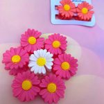 کلیپس مو بابونه کوچک رنگی