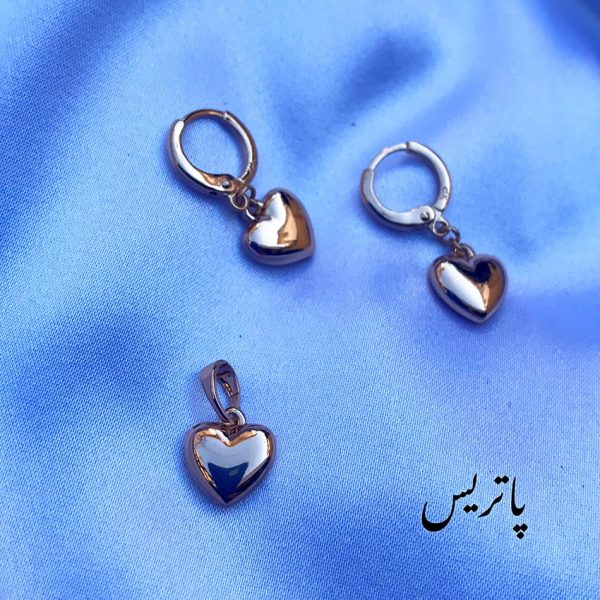 نیم ست قلبی طلایی - مانتو پاتریس رشت