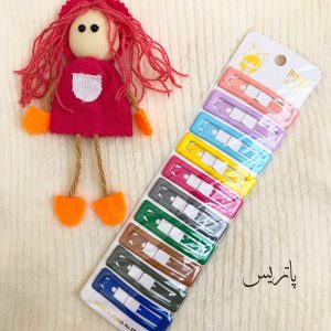 سنجاق سر تق تقی رنگی - مانتو پاتریس رشت
