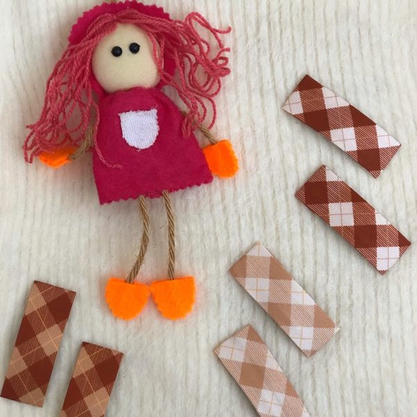 سنجاق سر چهارخونه - مانتو پاتریس رشت