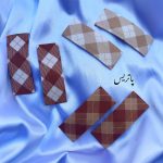 سنجاق سر چهارخونه - مانتو پاتریس رشت