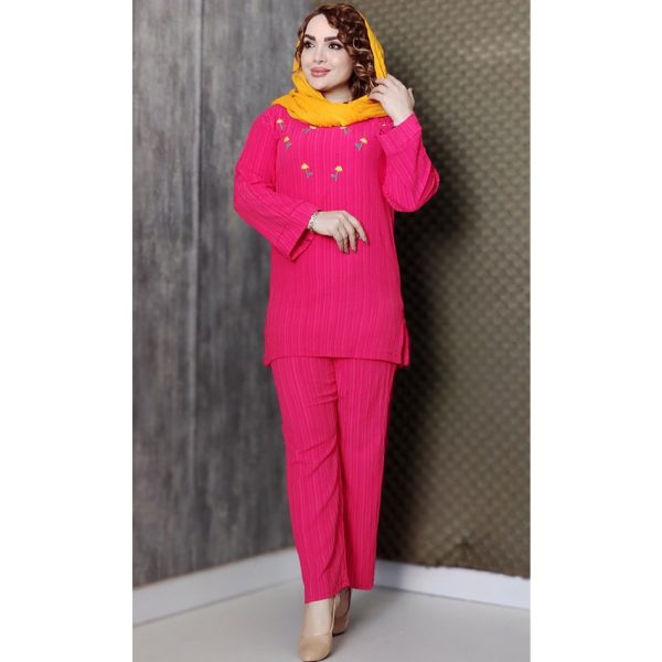 ست کراش گلدوزی - مانتو پاتریس رشت