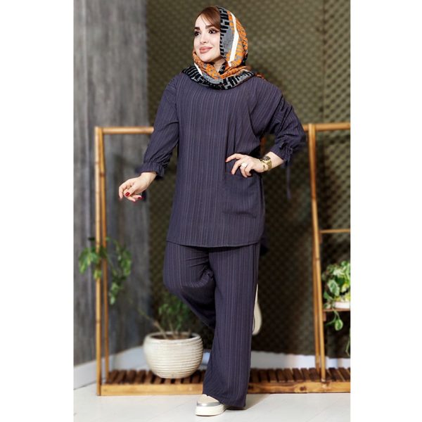 36600384-4-min ست کراش آستین منگوله - مانتو پاتریس رشت