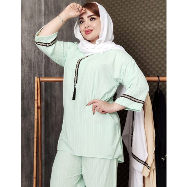 ست کراش منگوله دار - مانتو پاتریس رشت