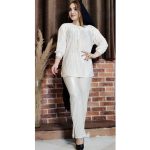 ست شومیز شلوار پلیسه ساتن