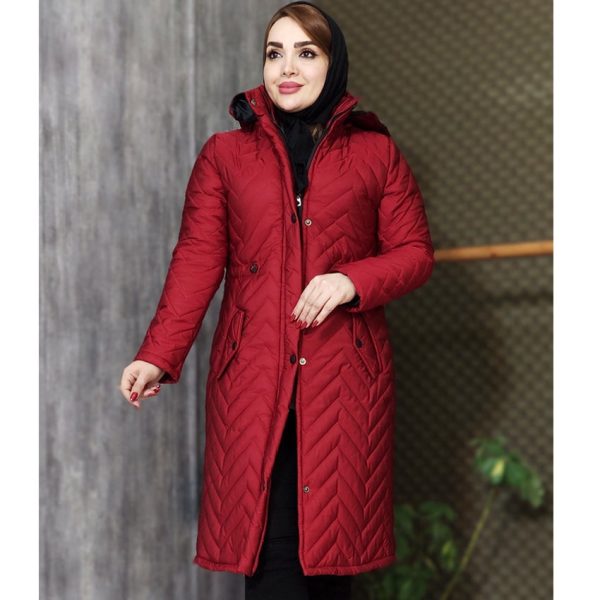 کاپشن بلند کمرگت - مانتو پاتریس رشت