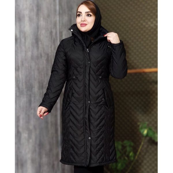 کاپشن بلند کمرگت - مانتو پاتریس رشت