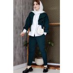 ست 3 تیکه دکمه دار مازراتی - مانتو پاتریس رشت