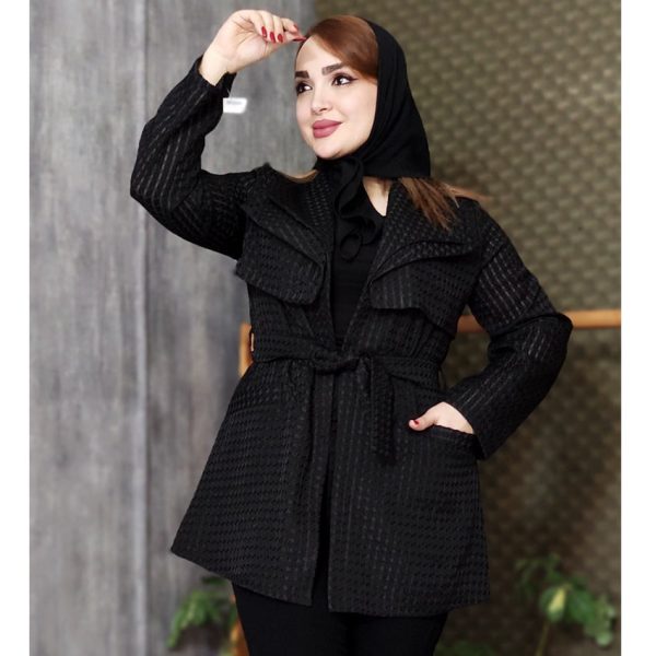 مانتو حصیری دو یقه - مانتو پاتریس رشت