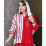 شومیز راه راه پروانه - مانتو پاتریس رشت