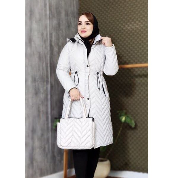 کاپشن بلند کیف دار 3690096 - Image 3