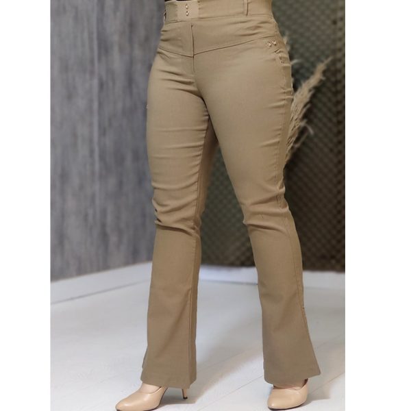 شلوار دمپا نسکافه ای بنگال - مانتو پاتریس رشت