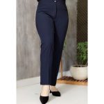 شلوار مازراتی بغل چاک سرمه ای - مانتو پاتریس رشت