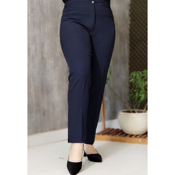 شلوار مازراتی بغل چاک سرمه ای - مانتو پاتریس رشت