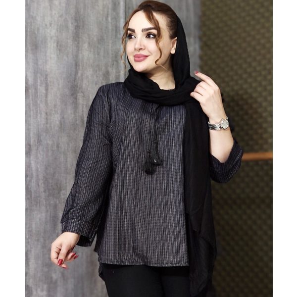 تونیک جلوبسته راه راه - مانتو پاتریس رشت