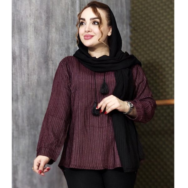 تونیک جلوبسته راه راه - مانتو پاتریس رشت