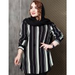 شومیز راه راه نخی منگوله دار - مانتو پاتریس رشت