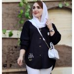 مانتو جیب بابونه کرسپو - مانتو پاتریس رشت