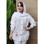 مانتو جیب بابونه کرسپو - مانتو پاتریس رشت