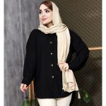 مانتو یقه دار ژاکارد - مانتو پاتریس رشت