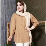 مانتو یقه دار ژاکارد - مانتو پاتریس رشت