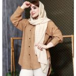 مانتو یقه دار ژاکارد - مانتو پاتریس رشت