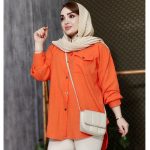 مانتو یقه دار ژاکارد - مانتو پاتریس رشت