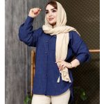 مانتو یقه دار ژاکارد - مانتو پاتریس رشت