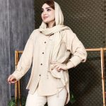 مانتو یقه دار ژاکارد - مانتو پاتریس رشت