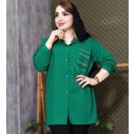 شومیز جیب نگینی - مانتو پاتریس رشت