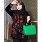 مانتو مخمل هندی - مانتو پاتریس رشت