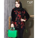 مانتو مخمل هندی - مانتو پاتریس رشت