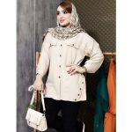 مانتو کتان لمه بغل دکمه - مانتو پاتریس رشت