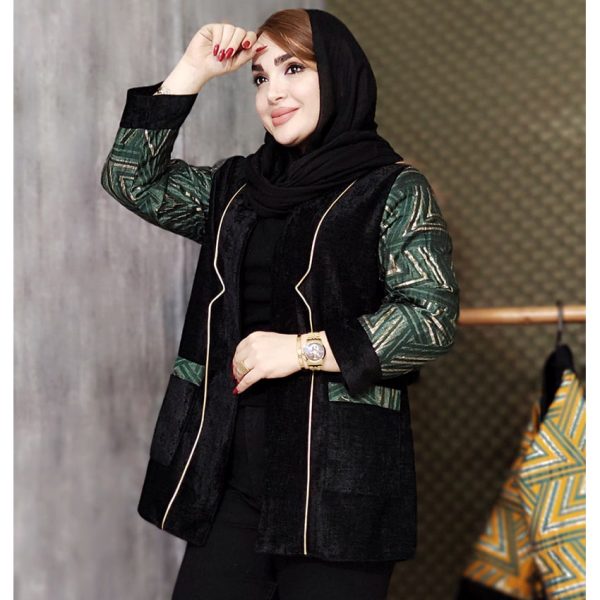 مانتو مخمل خرجکار - مانتو پاتریس رشت