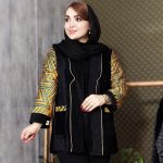 مانتو مخمل خرجکار - مانتو پاتریس رشت