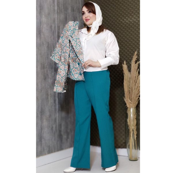 ست کت شلوار ژاکارد - مانتو پاتریس رشت