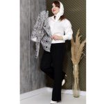 ست کت شلوار ژاکارد - مانتو پاتریس رشت