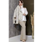 ست کت شلوار ژاکارد - مانتو پاتریس رشت