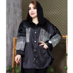 مانتو ساتن نگینی