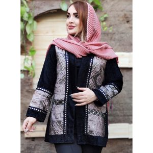 مانتو مخمل نوار دوزی - مانتو پاتریس رشت