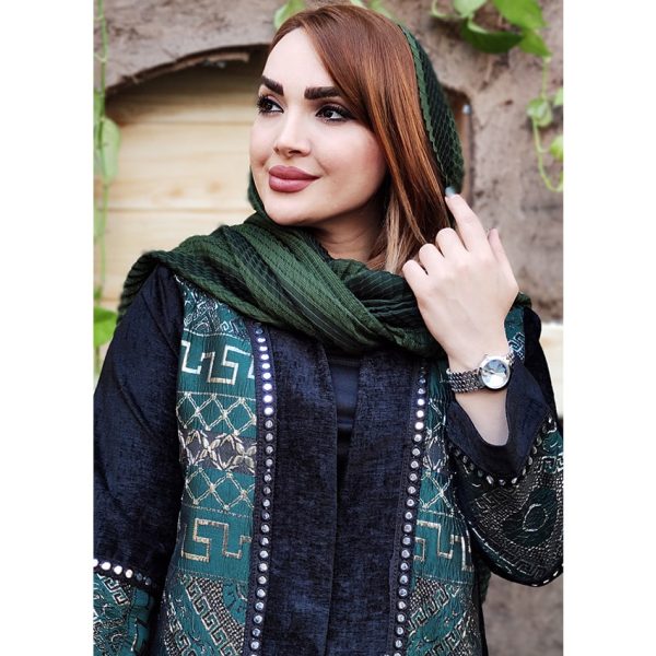 مانتو مخمل نوار دوزی - مانتو پاتریس رشت