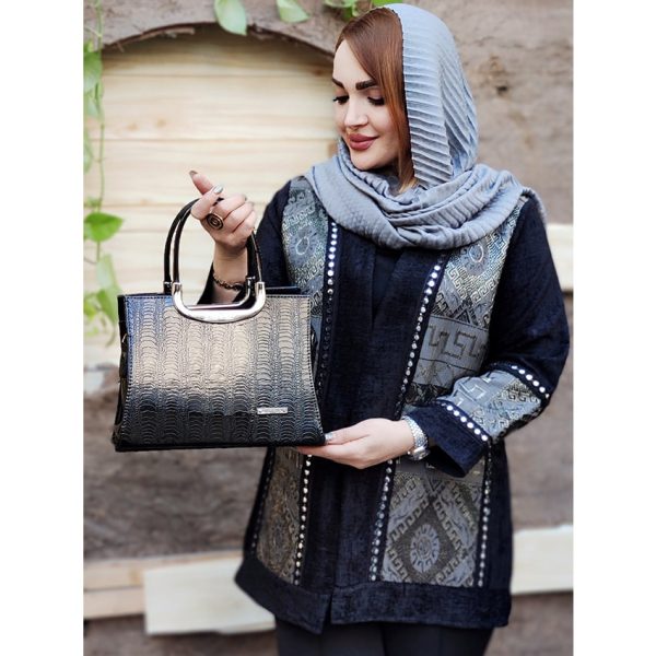 مانتو مخمل نوار دوزی - مانتو پاتریس رشت