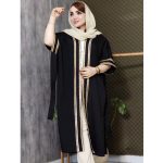 مانتو عبایی آستین بندی - مانتو پاتریس رشت