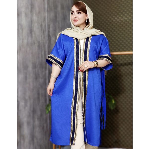 مانتو عبایی آستین بندی - مانتو پاتریس رشت