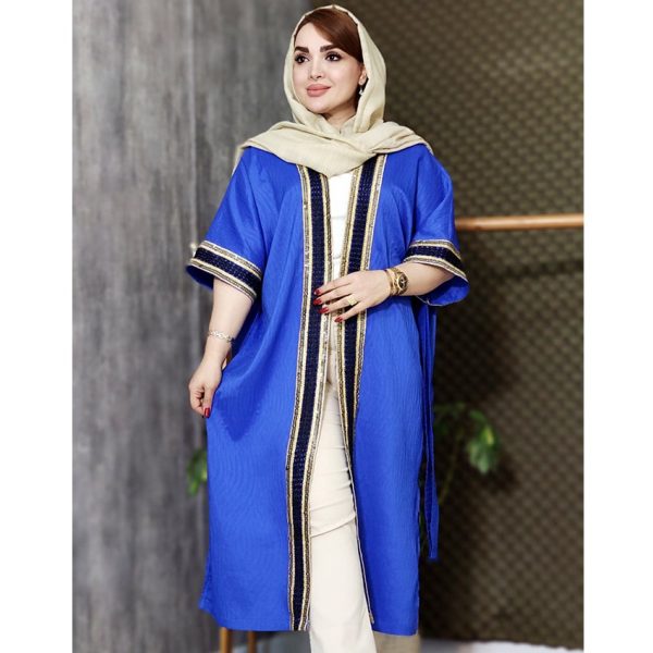 مانتو عبایی آستین بندی - مانتو پاتریس رشت